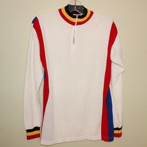 vintage 70s? Belgium Belgique Campitello cycling jersey acrylic maillot cycliste